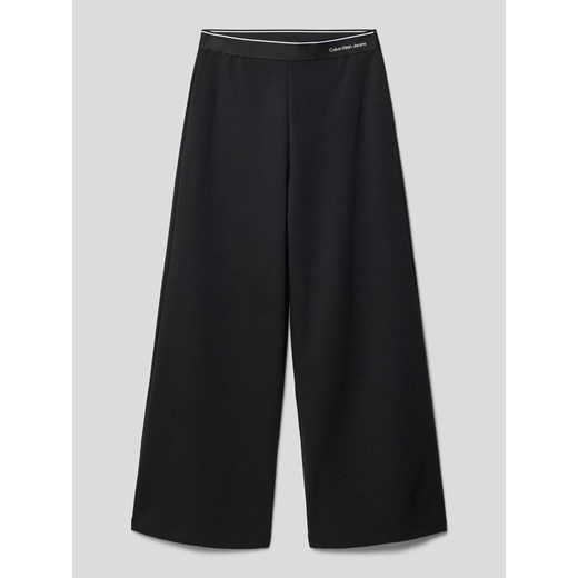 Spodnie o luźnym kroju z mieszanki wiskozy z elastycznym pasem ze sklepu Peek&Cloppenburg  w kategorii Spodnie dziewczęce - zdjęcie 169631393