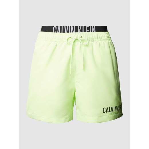 Spodenki kąpielowe z elastycznym pasem z logo Calvin Klein Underwear XL Peek&Cloppenburg 