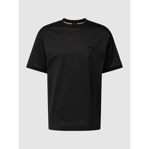 T-shirt z wyhaftowanym logo model ‘Tames’ ze sklepu Peek&Cloppenburg  w kategorii T-shirty męskie - zdjęcie 169631581