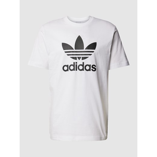 T-shirt z nadrukiem z logo model ‘TREFOIL’ ze sklepu Peek&Cloppenburg  w kategorii T-shirty męskie - zdjęcie 169631611
