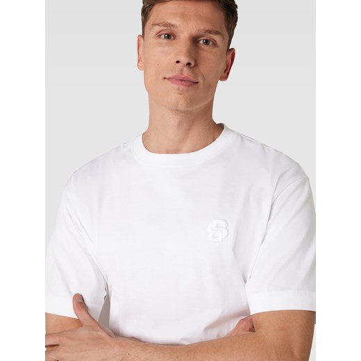 T-shirt z wyhaftowanym logo model ‘Tames’ XXL Peek&Cloppenburg 