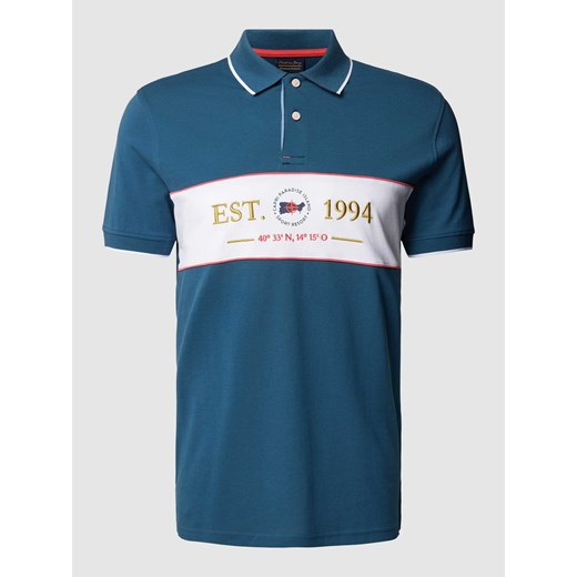 Koszulka polo o kroju slim fit z wyhaftowanym motywem ze sklepu Peek&Cloppenburg  w kategorii T-shirty męskie - zdjęcie 169631630