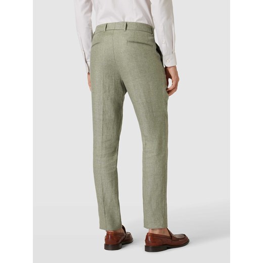 Spodnie o kroju regular fit z efektem melanżu model ‘Genius’ 48 Peek&Cloppenburg 