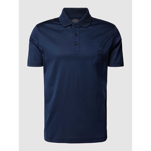 Koszulka polo o kroju regular fit w jednolitym kolorze ze sklepu Peek&Cloppenburg  w kategorii T-shirty męskie - zdjęcie 169631643