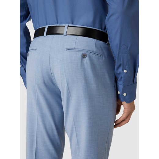 Spodnie z zakładkami w pasie i dodatkiem żywej wełny model ‘MONOPOLI’ Cinque 48 Peek&Cloppenburg 