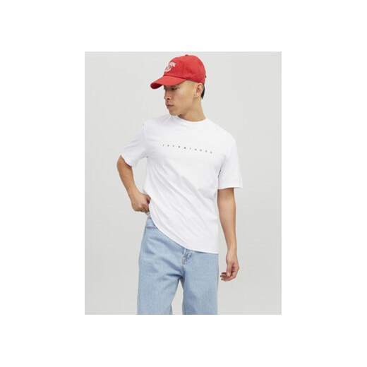 Jack&Jones T-Shirt Star 12234746 Biały Relaxed Fit ze sklepu MODIVO w kategorii T-shirty męskie - zdjęcie 169634550