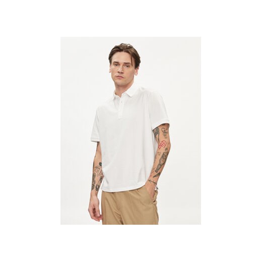 Pepe Jeans Polo Harper PM542157 Biały Regular Fit ze sklepu MODIVO w kategorii T-shirty męskie - zdjęcie 169634881
