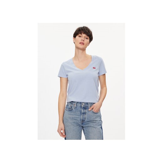 Levi's® T-Shirt Perfect 85341-0067 Niebieski Regular Fit ze sklepu MODIVO w kategorii Bluzki damskie - zdjęcie 169635002