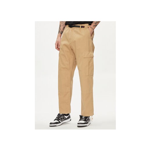 Gramicci Spodnie materiałowe G2FM-P001 Beżowy Regular Fit ze sklepu MODIVO w kategorii Spodnie męskie - zdjęcie 169635550