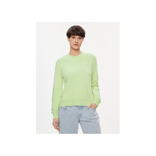 Calvin Klein Jeans Bluza Embro Badge J20J223085 Zielony Regular Fit ze sklepu MODIVO w kategorii Bluzy damskie - zdjęcie 169636072