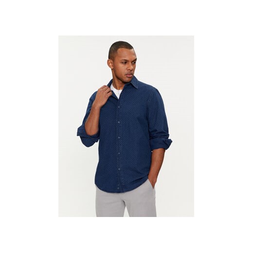 United Colors Of Benetton Koszula 50GHUQ03L Niebieski Regular Fit ze sklepu MODIVO w kategorii Koszule męskie - zdjęcie 169636174