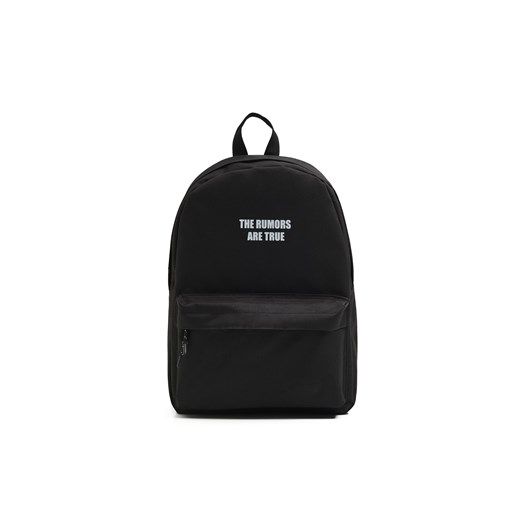 Cropp - Czarny plecak z nadrukiem - czarny ze sklepu Cropp w kategorii Plecaki - zdjęcie 169636694