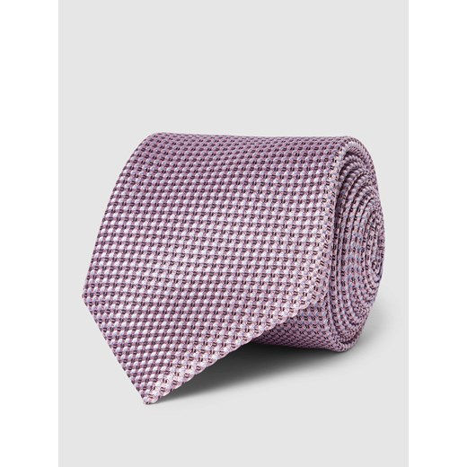 Krawat jedwabny ze wzorem na całej powierzchni ze sklepu Peek&Cloppenburg  w kategorii Krawaty - zdjęcie 169638463