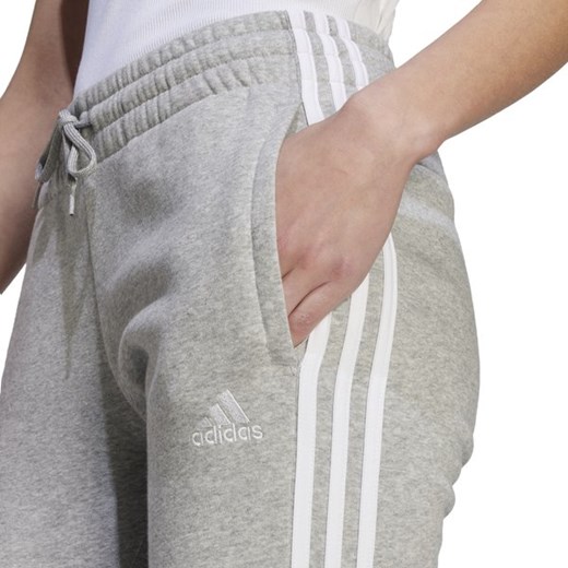 Spodnie damskie szare Adidas sportowe 