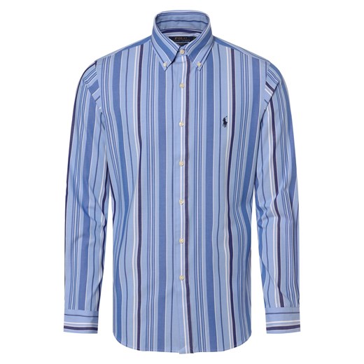 Polo Ralph Lauren Koszula męska Mężczyźni Regular Fit Bawełna niebieski w paski ze sklepu vangraaf w kategorii Koszule męskie - zdjęcie 169641552