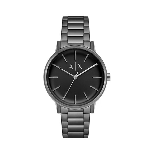 Armani Exchange zegarek męski kolor szary ze sklepu ANSWEAR.com w kategorii Zegarki - zdjęcie 169644172