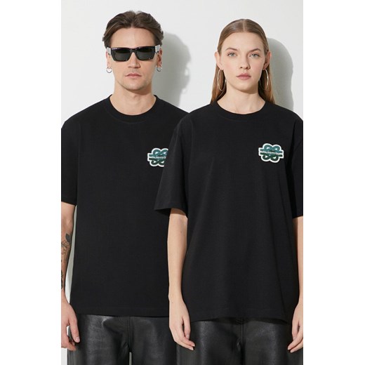 Filling Pieces t-shirt bawełniany Gowtu kolor czarny z aplikacją 74433921861 ze sklepu ANSWEAR.com w kategorii T-shirty męskie - zdjęcie 169644500
