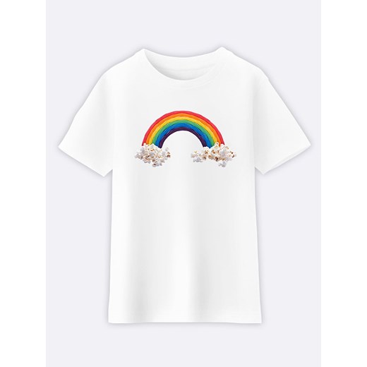 T-shirt chłopięce Wooop z nadrukami bawełniany