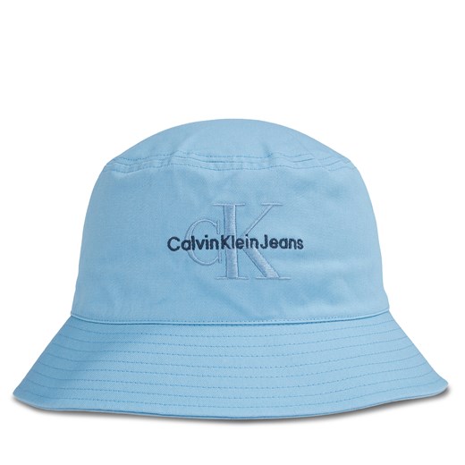 Kapelusz Calvin Klein Jeans Monogram Bucket Hat K60K611029 Blue Shadow CEZ ze sklepu eobuwie.pl w kategorii Kapelusze damskie - zdjęcie 169647763
