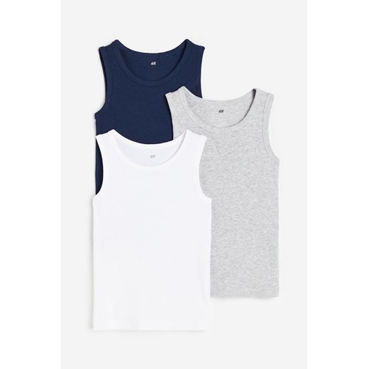 H & M - Koszulka 3-pak - Niebieski ze sklepu H&M w kategorii T-shirty chłopięce - zdjęcie 169647992