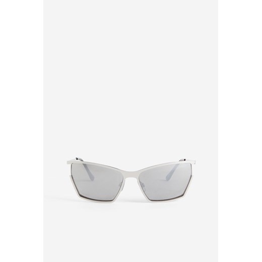 H & M - Okulary przeciwsłoneczne - Srebrny H & M One Size H&M