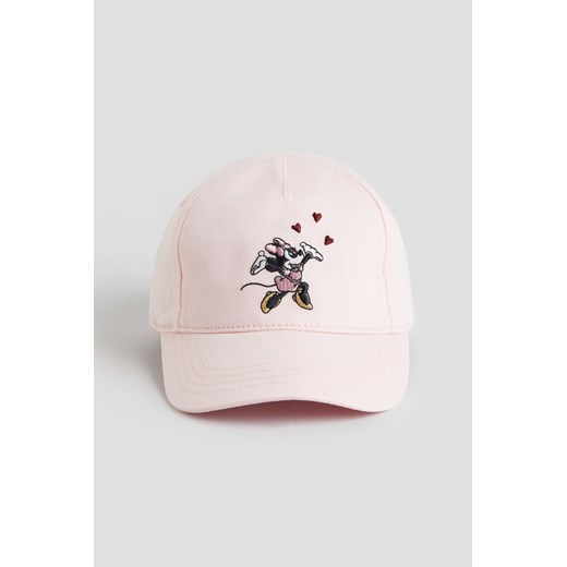H & M - Bawełniana czapka z daszkiem - Różowy ze sklepu H&M w kategorii Czapki dziecięce - zdjęcie 169648640