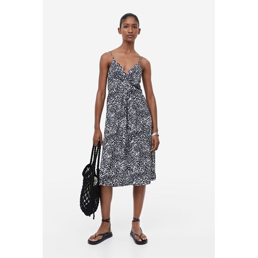 H & M - Sukienka ze skręconym detalem - Czarny ze sklepu H&M w kategorii Sukienki - zdjęcie 169648691