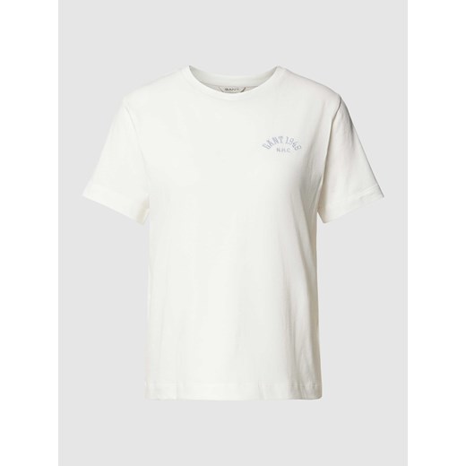 T-shirt z wyhaftowanym logo model ‘ARCH’ Gant L Peek&Cloppenburg 