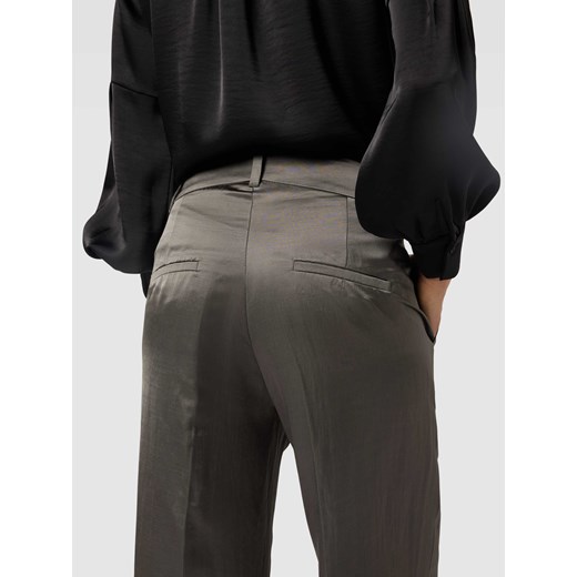 Spodnie materiałowe z prostą nogawką w kant model ‘AMELIE’ Cambio 44 Peek&Cloppenburg 