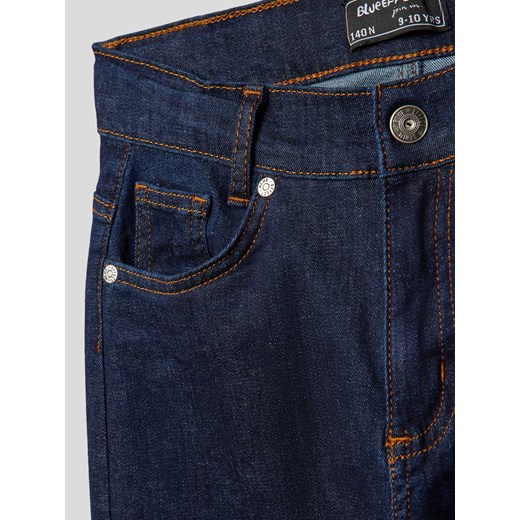 Spodnie chłopięce granatowe Blue Effect jeansowe 