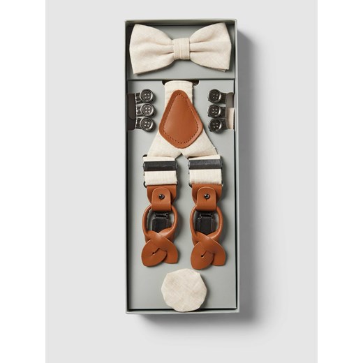 Szelki,mucha i poszetka w zestawie ze sklepu Peek&Cloppenburg  w kategorii Dodatki męskie - zdjęcie 169652032