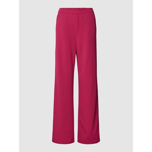 Spodnie materiałowe o kroju regular fit z elastycznym pasem model ‘SOL’ ze sklepu Peek&Cloppenburg  w kategorii Spodnie damskie - zdjęcie 169652400