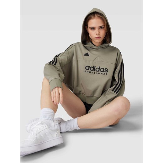 Bluza z kapturem z nadrukiem z logo Adidas Sportswear XL Peek&Cloppenburg 