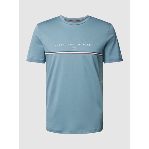 T-shirt z nadrukiem ze sloganem ze sklepu Peek&Cloppenburg  w kategorii T-shirty męskie - zdjęcie 169652820