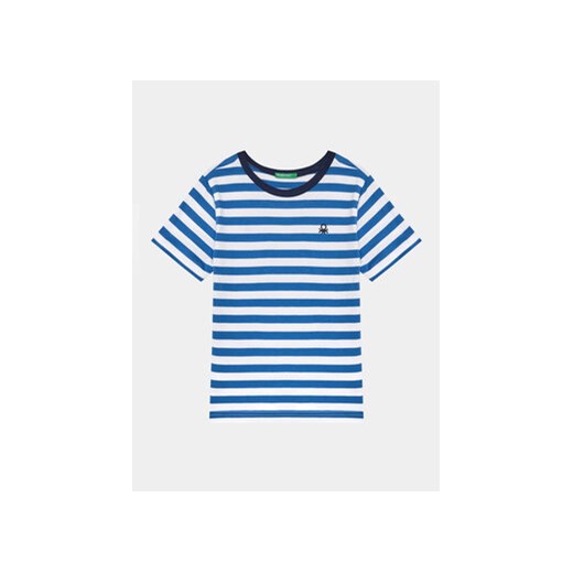 United Colors Of Benetton T-Shirt 3EJGG10CZ Niebieski Regular Fit ze sklepu MODIVO w kategorii T-shirty chłopięce - zdjęcie 169655032