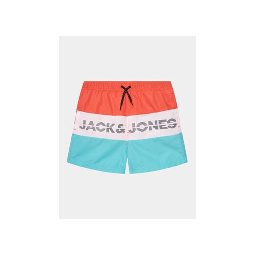 Jack&Jones Junior Szorty kąpielowe 12227529 Kolorowy Regular Fit Jack&jones Junior 128 MODIVO
