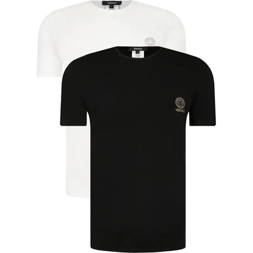Versace T-shirt 2-pack | Slim Fit ze sklepu Gomez Fashion Store w kategorii T-shirty męskie - zdjęcie 169656291