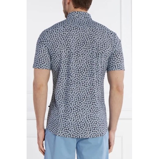 Koszula męska BOSS HUGO z klasycznym kołnierzykiem casual w abstrakcyjne wzory 