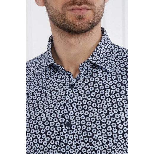 Koszula męska BOSS HUGO z krótkim rękawem w abstrakcyjne wzory 