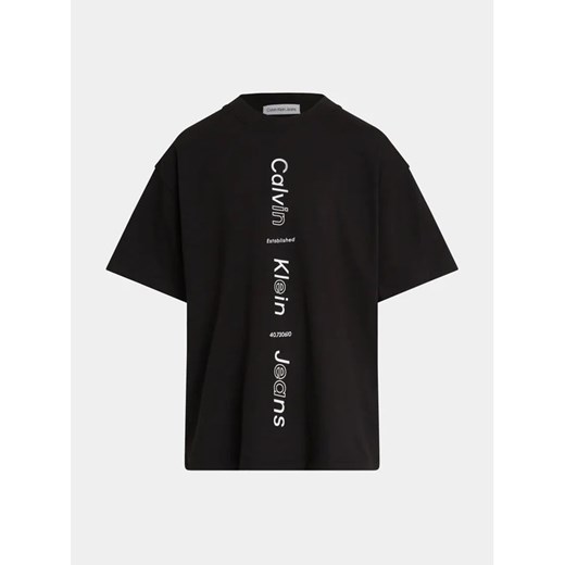 T-shirt chłopięce Calvin Klein z krótkimi rękawami z napisem 