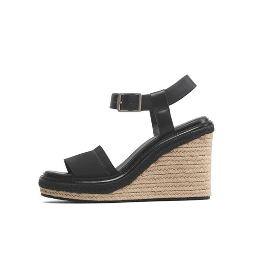 Calvin Klein Espadryle Wedge 70HH HW0HW01499 Czarny Calvin Klein 39 MODIVO