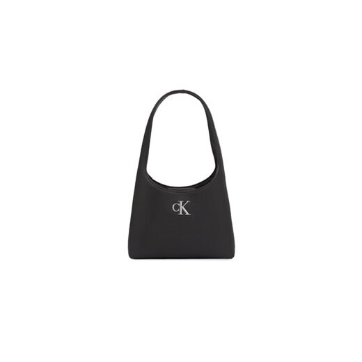 Calvin Klein Jeans Torebka Minimal Monogram A Shoulderbag T K60K611820 Czarny ze sklepu MODIVO w kategorii Kuferki - zdjęcie 169658084