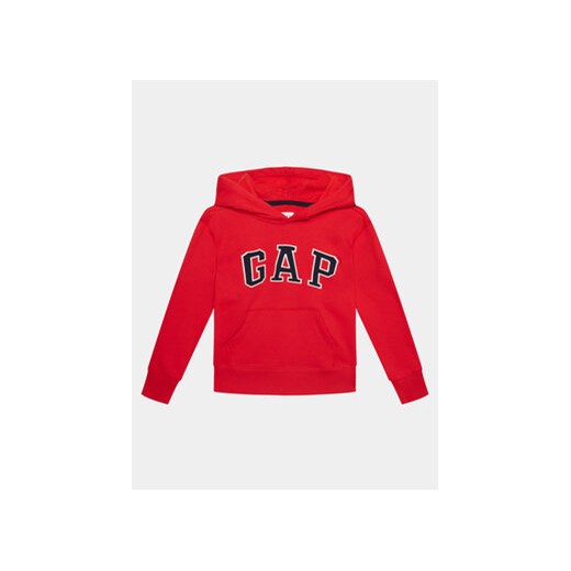Gap Bluza 516663-03 Czerwony Regular Fit ze sklepu MODIVO w kategorii Bluzy chłopięce - zdjęcie 169658112
