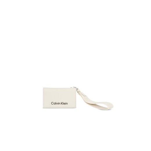 Calvin Klein Mały Portfel Damski Gracie K60K611689 Beżowy ze sklepu MODIVO w kategorii Portfele damskie - zdjęcie 169658264