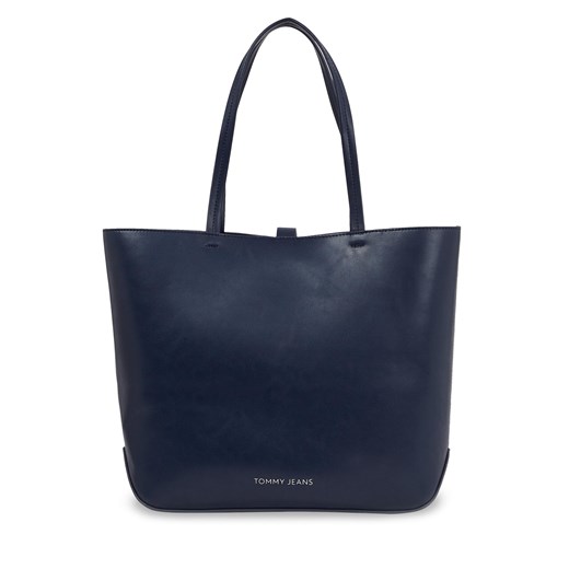 Torebka Tommy Jeans Tjw Ess Must Tote AW0AW15827 Granatowy ze sklepu eobuwie.pl w kategorii Torby Shopper bag - zdjęcie 169658814