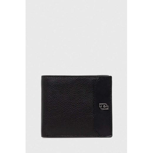 Liu Jo portfel skórzany męski kolor czarny ze sklepu ANSWEAR.com w kategorii Portfele męskie - zdjęcie 169660740