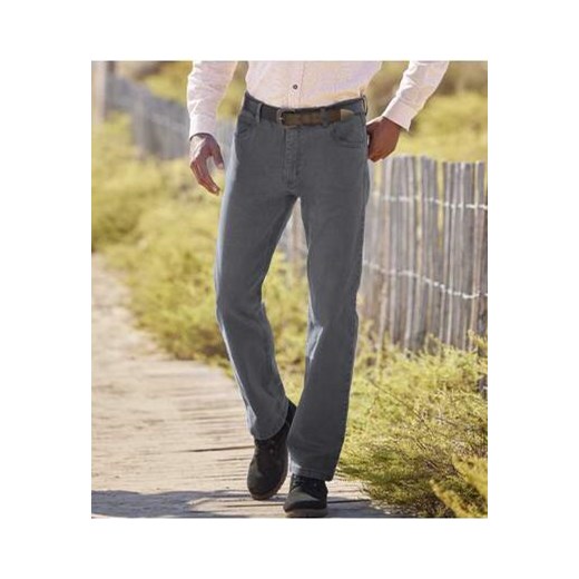 Szare jeansy regular ze stretchem ze sklepu Atlas For Men w kategorii Jeansy męskie - zdjęcie 169661582