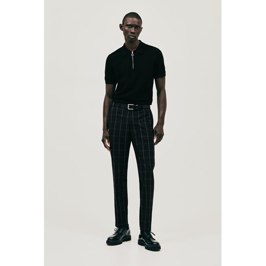 H & M - Spodnie Slim Fit - Czarny ze sklepu H&M w kategorii Spodnie męskie - zdjęcie 169674881