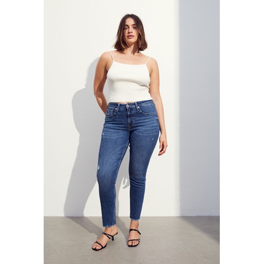 H & M - Skinny Ankle Jeans - Niebieski ze sklepu H&M w kategorii Jeansy damskie - zdjęcie 169675072