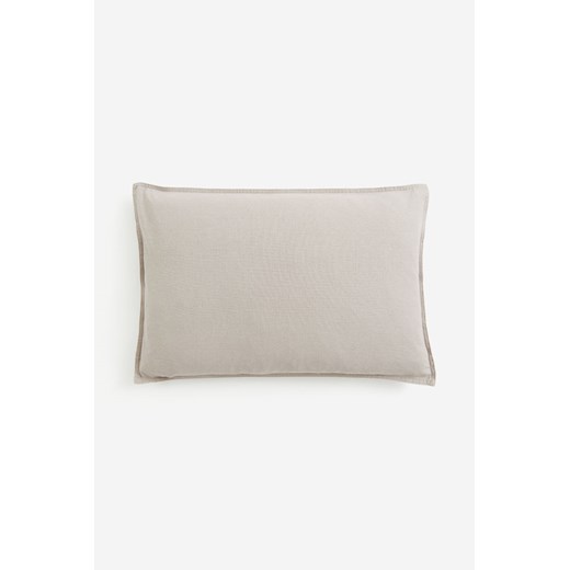 H & M - Poszewka na poduszkę z domieszką lnu - Brązowy ze sklepu H&M w kategorii Poszewki na poduszki - zdjęcie 169675272